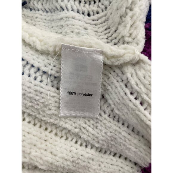 Maurices Cardigan Sweater Size XXL Open Front Striped Colorblock Cozy Knit NEW - Picture 6 of 9